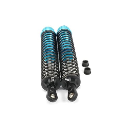 2PCS 140mm Aluminum Shock Absorber Damper for Rc Car 1/8 Buggy Truck Oil Adjustable Upgraded Hop-up Parts Compatible with Hsp Compatible with Hpi Compatible with Losi Compatible with Axial(Silver) - color: Silver