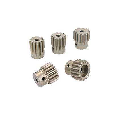 OGRC 32P 3.175mm 12T 13T 14T 15T 16T Pinion Motor Gear Set with Hex Key for 1/10 RC Car Brushed Brushless Motor | 0.8 Mod 32 Pitch 3.175mm Shaft Pinion Gear fits 1/10 RC Car Brushed Brushless Motor