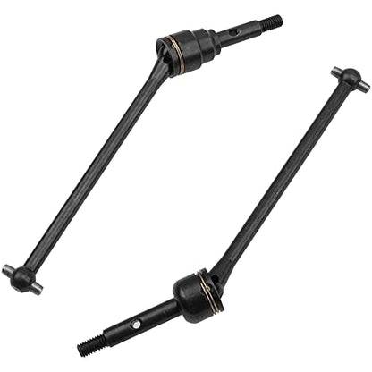 2Pairs Vgoohobby Steel Front Rear Drive Shaft CVD Driveshaft Compatible with 1/10 Traxxas Slash Rustler Stampede Hoss VXL 4X4 2WD RC Car