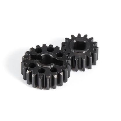 Heat Treated Steel 15T/20T Portal Overdrive Gear 36% OD 12T/23T Standard Gear for Axial 1/10 Capra F9 SCX10 III AR45 Portal Axle (15T 20T) - color: 15t 20t