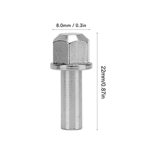 RC Wheel Hub Extension Adapter, RC Wheel Hub Extension Nut Stainless Steel 8 Pcs Proof for Upgrade (20mm)