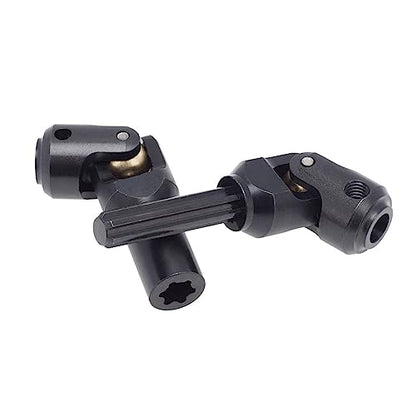 Universal Drive Shaft Transmission Shaft Metal Drive Shaft CVD Axle Set Lightweight Metal CNC Machined Suitable for RC Model Car Truck, Hole to Hole 60-77mm - color: Hole to Hole 60-77mm