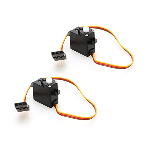 2PCS 2g 3.7/4.2/5V Micro Digital Servo Motor High Torque Steering Gear with JST/Dupont Interface RC Airplane Kit for Model Robot Helicopter Boat Car Fixed Wing Drone(Dupont Plug 4.2V) - color: 2pcs Dupont Plug 4.2v