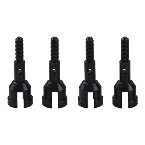 ShareGoo Steel Drive Shaft & Wheel Stub Axle Dogbones Adapter Axle Hub Compatible with WLtoys A959 A969 A979 K929 1/18 RC Car Buggy