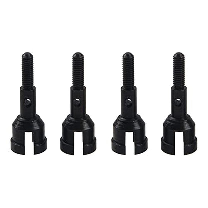 ShareGoo Steel Drive Shaft & Wheel Stub Axle Dogbones Adapter Axle Hub Compatible with WLtoys A959 A969 A979 K929 1/18 RC Car Buggy
