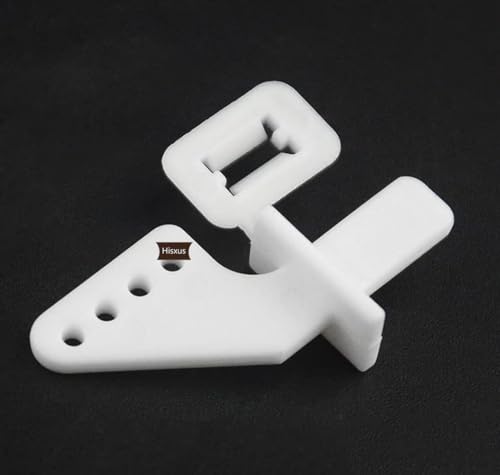 12Pcs Adjustable Pushrod Connector Linkage Stopper 1.8mm + 12Pcs Nylon Control Horns 21x10 mm + 12Pcs 1.5 x 450mm Z Push Rods Parts Compatible for RC Airplane Plane Boat Replacement (12pc)