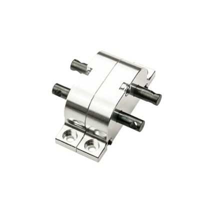RC Car Parts for Axial for SCX10 D90 1/10 for Tamiya Truck Metal Transfer Case Gearbox Intermediate Fixing Plate RC Crawler Car Truck Upgrade Parts Accessories(Transfer Case) - size: Transfer Case