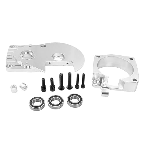 FLMLF CNC Metal Quick Release Clutch Bell Support Frame Kit for 1/5 Hpi Rofun BAHA Rovan Km Baja 5b Ss 5t 5sc Rc Car Parts (Silver) - color: Silver