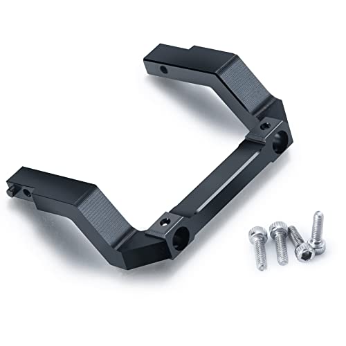MORLORDY RC Front Bumper Mount for Axial SCX24 C10 JLU Gladiator Bronco | Aluminum Alloy Bumper Mount for 1/24 Micro Crawler Car AXI00001 AXI00002 AXI00005 AXI00006 Upgrade Parts