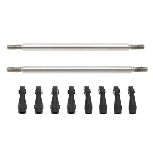 MEUS RACING 1/10 Links Steel Chassis Links Kit for Traxxas TRX4 Axial SCX10 Tamiya CCO1 Redcat Gen8 1/10 RC Crawler (90mm) - size: 90mm
