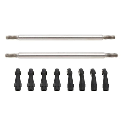 MEUS RACING 1/10 Links Steel Chassis Links Kit for Traxxas TRX4 Axial SCX10 Tamiya CCO1 Redcat Gen8 1/10 RC Crawler (90mm) - size: 90mm