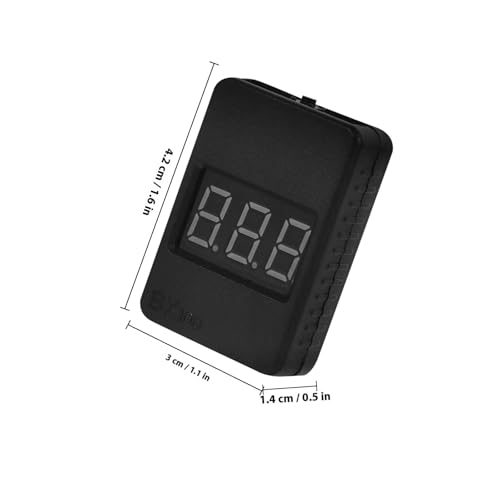Balacoo Lithium Battery Capacity Tester with Low Voltage Alarm 1-8s Lipo Battery Checker LCD Display Backlight for Rc Models