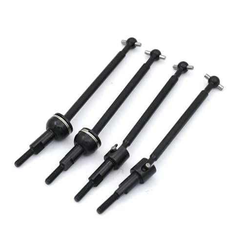 Steel Front and Rear Drive Shaft Axle Set RC Upgraded Parts for RLAARLO AM-X12 AM-D12 RC Car