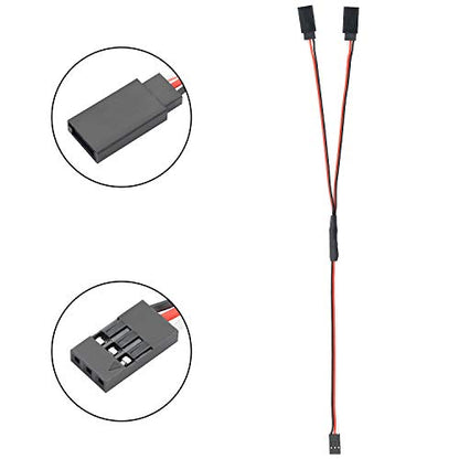 30cm Remote Control Y Servo Extension Cable, Male to Female (Pack of 5)
