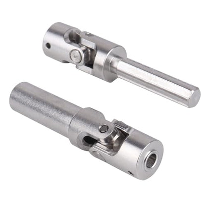 Stainless Steel Driveshaft Heavy-Duty Universal Joint Drive Shaft 66-88mm for 1/18 RC Rock Crawler Axial UTB18 Capra Unlimited Trail Buggy Upgrade Parts Replacements(Front) - style: Front