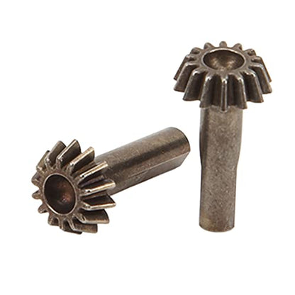 RC Bevel Gear, 2pcs Durable Iron Bevel Gears for 1/10 Scale RC Crawler Parts, Off-Road Hobbyists and Repair Enthusiasts
