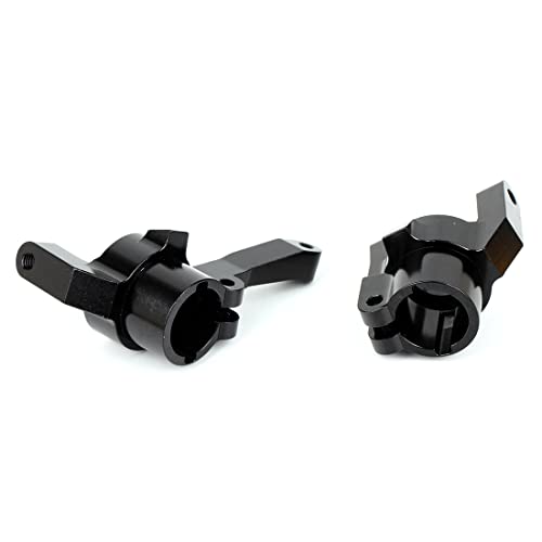 LCX Racing 1/6 RC Crawler Car CNC Aluminum AR90 Front Axle Steering Knuckle Carriers L/R C Hubs for Axial SCX6 AXI05000, Upgrades Parts Accessories