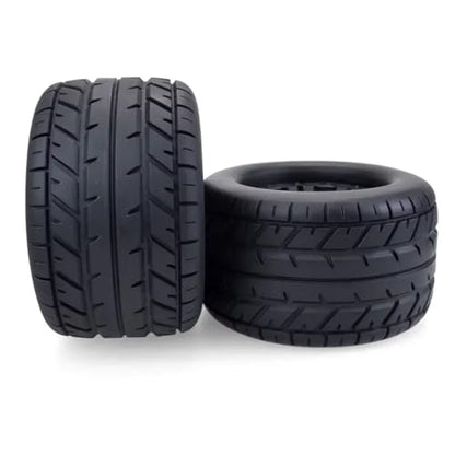 RC Cars Parts For HPI For HSP For Savage XS TM For Flux For ZD For Racing LRP 10030 1/10 4PCS 115MM Tires Wheels 12mm Hub Hex RC Monster Truck Car Parts