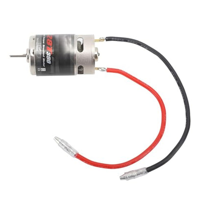 390 RC Motor Stainless Steel Brushed Low Noise Black Brushed RC Motor for 1/16 RC Car