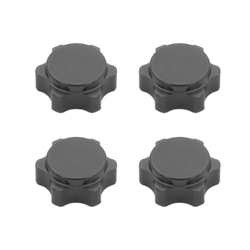 Rc Accessories for HSP for Axial for HPI for Himoto 1/8 4Pcs Aluminum Wheel Hex Nut Fine Cover 17mm RC Car Off Road Truck Hop for Up Parts(Gray) - color: Gray