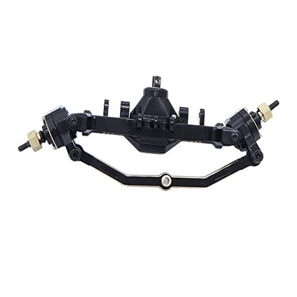 1/18 RC Front Rear Axle Assembly Set Brass Front Rear Portal Axle for Traxxas TRX4M 1/18 RC Crawler (1set)