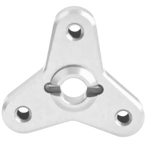 Aluminum Alloy Slipper Clutch Eliminator Compatible with Traxxas E-Maxx E-Revo Summit T-Maxx 3.3 Revo 3.3 1/10 RC Car Upgrade Parts (Silver) - color: Silver