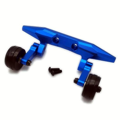 Aluminum Rear Ajustable Wheelie Bar Blue for Traxxas Rustler 4X4 6776
