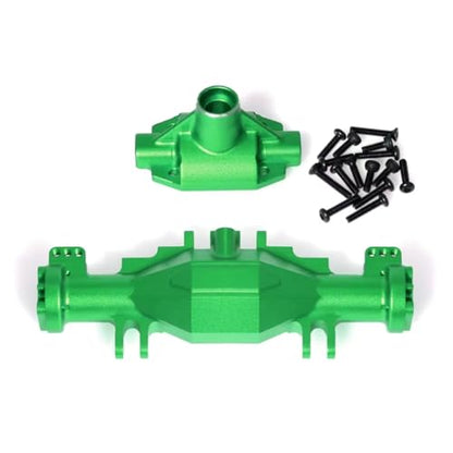 RC Spare Part Compatible with LOSI for Mini for LMT 4X4 1/18 Rc Monster Truck Upgrade Parts B05B-RC Quick Release Front Rear Axle Bridge Shell Kit(Green) - size: Green