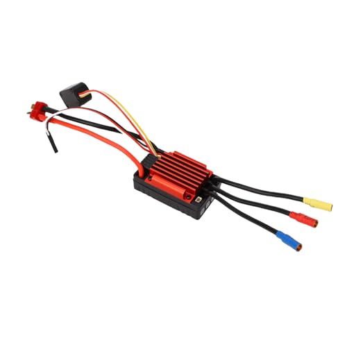 GOWENIC RC Brushless Sensor ESC, Brushless Electronic Speed Controller, Rain Proof ESC for 1/10 RC Trucks Buggies, Quad, Multi Guard