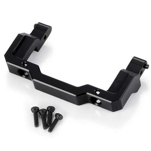 RCLIONS RC Aluminum Front Bumper Mount Stand for 1/24 AXIAL SCX24 Base Camp Rock Crawler Car Upgrade Parts - style: Front