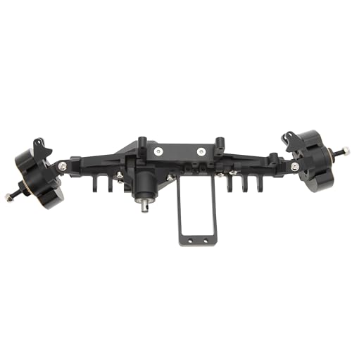 MEUS RACING Capra 1.9 Portal Axles Kit with Isokinetic 3-Section CVDs and Ackerman Steering Structure for Axial Capra 1.9 4X4 and DIY SCX10 SCX10 II Upgrades Parts (Standard-Black) - color: Standard-black