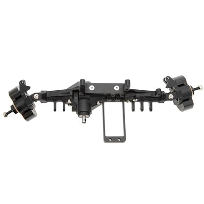 MEUS RACING Capra 1.9 Portal Axles Kit with Isokinetic 3-Section CVDs and Ackerman Steering Structure for Axial Capra 1.9 4X4 and DIY SCX10 SCX10 II Upgrades Parts (Standard-Black) - color: Standard-black
