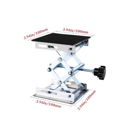RC Work Stand Stainless Steel Adjustable for 1/10-1/18 Scale RC Cars | All-metal adjustable stand with anti-slip base for 1/10 1/12 1/14 1/16 1/18 Scale RC Cars Upgrades - size: Small (1/10–1/18)
