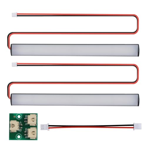 Upgrade LED-Light Kit for Flashforge Adventurer-5X5M 3D-Printing: 2pcs Magnetci 24V 42 LED Light Bar with Soft Diffuser Plug and Play Installation 3D Printer Parts