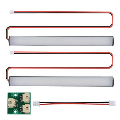 Upgrade LED-Light Kit for Flashforge Adventurer-5X5M 3D-Printing: 2pcs Magnetci 24V 42 LED Light Bar with Soft Diffuser Plug and Play Installation 3D Printer Parts