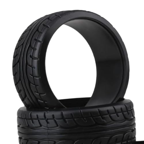 8pcs 1/10 RC Drift Tires 65 * 26mm for On Road Racing Car Drift RC Touring Car (Style B) - style: style B