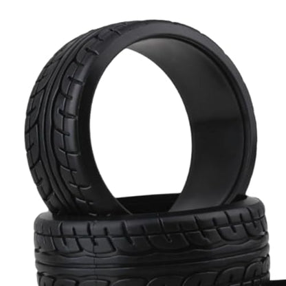 8pcs 1/10 RC Drift Tires 65 * 26mm for On Road Racing Car Drift RC Touring Car (Style B) - style: style B