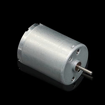 Model Geared High Speed 370 Mini Motor with Brush, 3V-6V, Precision Steering Gear Part, Large Torque Small Motor, Toy Model Motor Rotating Torque