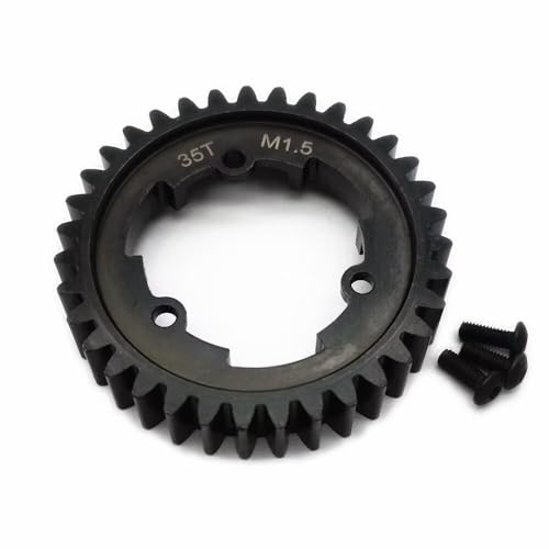 Hard Steel 35T 1.5 Mod (1.5 Metric Pitch) Main Spur Gear Widen 12mm for Traxxas 1/5 X-Maxx 6S 8S 1/6 XRT