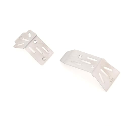 LCX Racing 1/18 RC Crawler Car Stainless Steel Chassis Guard Skid Plate Guard for Arrma 1/18 Truck Granite Grom, Upgrades Parts Accessories