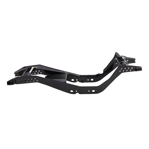 1/30 Aluminum Chassis Rails Frame for AXIAL SCX30 Ford Bronco 4X4 SCX30 Jeep Wrangler JLU 4X4 RC Crawler Car Upgrade Parts (Black) - color: Black