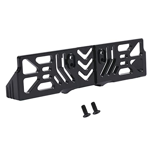 Aluminum Alloy Battery Tray Mount for Axial SCX10 III AXI03007 1/10 RC Crawler Upgrade Parts (Black) - color: Black