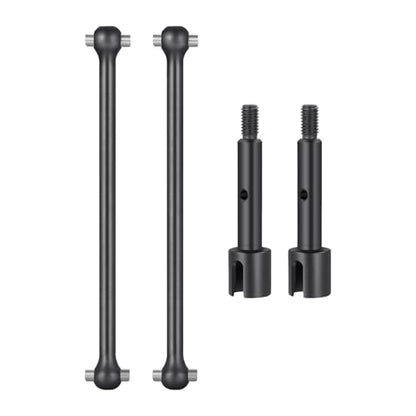 2Pcs JGGZONE Steel 1144 Rear Drive Shaft CVD Dogbone Joint Axle Driveshafts Compatible with LOSI 1/16 Mini-B Buggy 1/18 Mini-T 2.0 Stadium Truck Replacement Parts