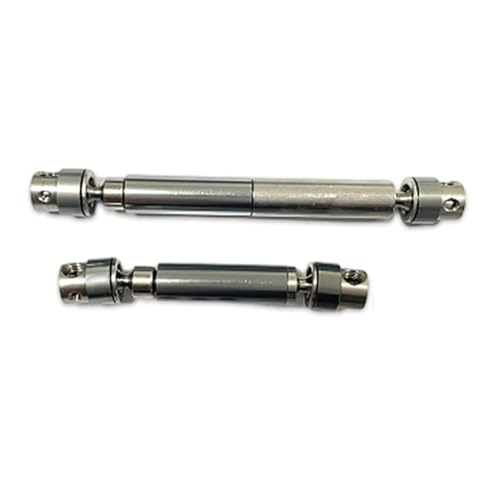 RC Transmission Shaft Compatible with HOBBYPLUS CR-18P for TRX4 for Redcat for Gen8 4WD for Rock for Van 1/18 RC Crawler Car Parts Metal Center Drive Shaft Set(Color1) - color: Color1