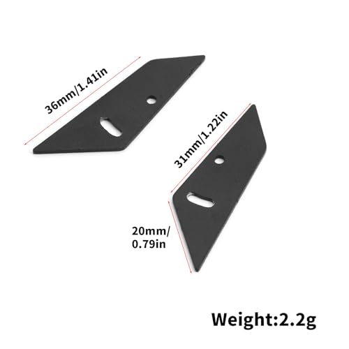 RC Car Rear Tail Spoiler Wing Replacement for Tamiya TT02 XV01 for HSP Drift Car 1/10 RC Car