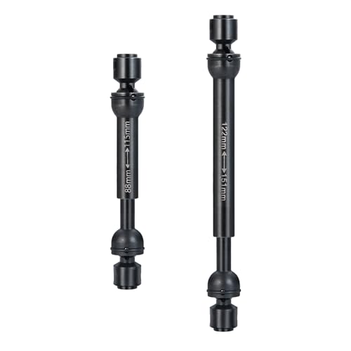 RC Drive Shaft Steel Front & Rear Driveshaft 88-115mm & 122-151mm | For Axial SCX10 III AXI03027 Base camp 1/10, RC Crawler Car, Upgrade Part