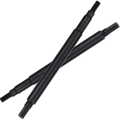 ShareGoo Steel Front Rear Axle Drive Shaft Axle Dogbone CVD Compatible with Traxxas 1/18 TRX4M RC Crawler Car Upgrade Parts (Black) - color: Black