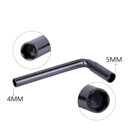 RC Car Spanner,Metal Thin Hex Nut Driver Mini Spanner M2/4mm&M2.5/5mm for RC Car 1/18 1/24 TRX4M SCX24 FCX24 AX24 FMS24 Sleeve Tools