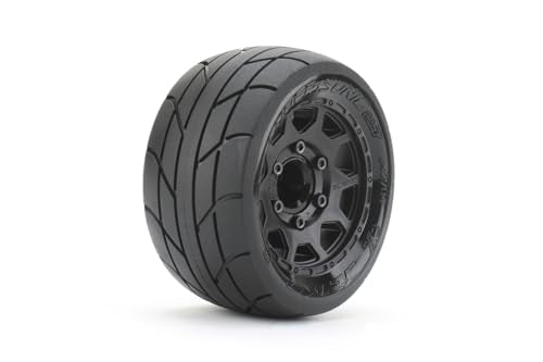 1/10 2.8 ST Belted Tires with Multi Hex Wheels (4) FITS Traxxas Stampede/Rustler/Arrma Granite/senton/Big Rock/Pro-Line (Super Sonic)