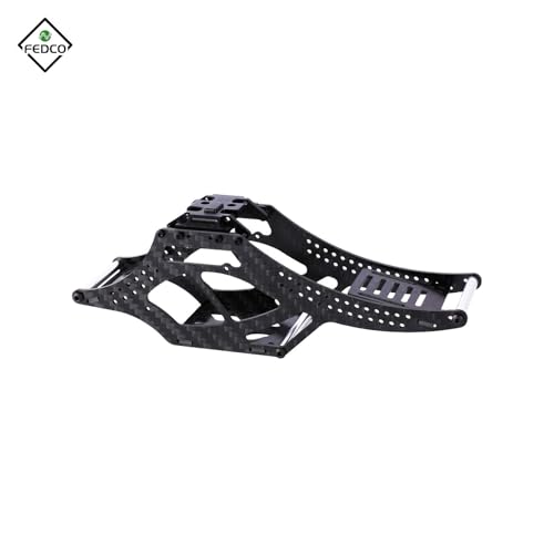 SCX24 LCG Chassis Carbon Fiber Chassis Frame Kit for Axial SCX24 Upgrade Parts 1/24 RC Crawler